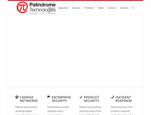 Tablet Screenshot of palindrometech.com